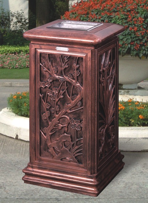 仿古玻璃鋼垃圾桶