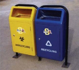 戶外玻璃鋼垃圾箱/桶