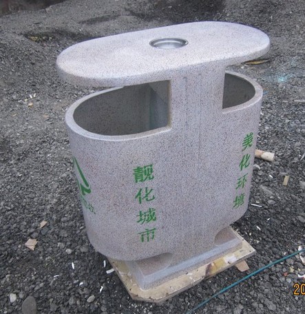 仿大理石分類垃圾桶