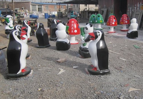 卡通動物造型垃圾桶